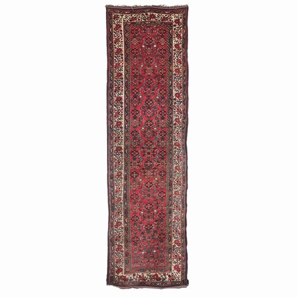Passatoia sud Persia, fine XIX inizio XX secolo  - Asta Tappeti antichi dalla collezione di Manlio e Raoul Cabib - Associazione Nazionale - Case d'Asta italiane