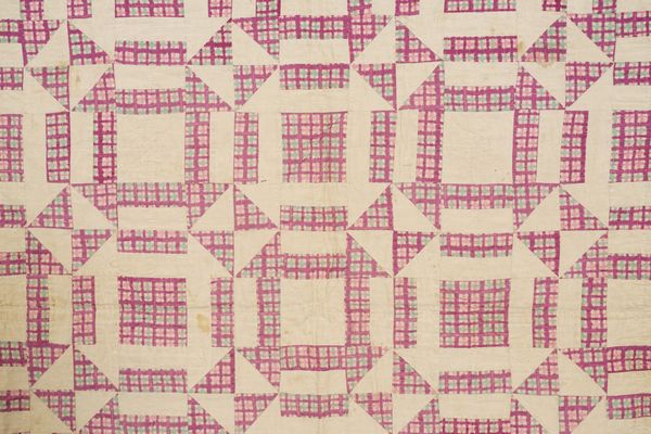 Patchwork, U.S.A. inizio XX secolo  - Asta Tappeti antichi dalla collezione di Manlio e Raoul Cabib - Associazione Nazionale - Case d'Asta italiane