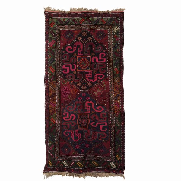 Passatoia Caucaso prima met XX secolo  - Asta Tappeti antichi dalla collezione di Manlio e Raoul Cabib - Associazione Nazionale - Case d'Asta italiane