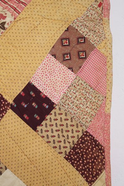 Patchwork U.S.A. 1910  - Asta Tappeti antichi dalla collezione di Manlio e Raoul Cabib - Associazione Nazionale - Case d'Asta italiane