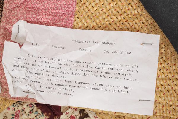 Patchwork U.S.A. 1910  - Asta Tappeti antichi dalla collezione di Manlio e Raoul Cabib - Associazione Nazionale - Case d'Asta italiane