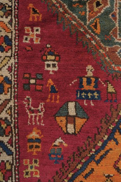 Passatoia sud Persia fine XIX inizio XX secolo  - Asta Tappeti antichi dalla collezione di Manlio e Raoul Cabib - Associazione Nazionale - Case d'Asta italiane