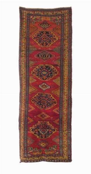 Passatoia Persia fine XIX inizio XX secolo  - Asta Tappeti antichi dalla collezione di Manlio e Raoul Cabib - Associazione Nazionale - Case d'Asta italiane