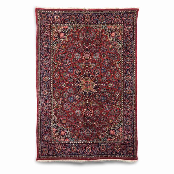 Tappeto Isfhan, Persia inizio XX secolo  - Asta Tappeti antichi dalla collezione di Manlio e Raoul Cabib - Associazione Nazionale - Case d'Asta italiane