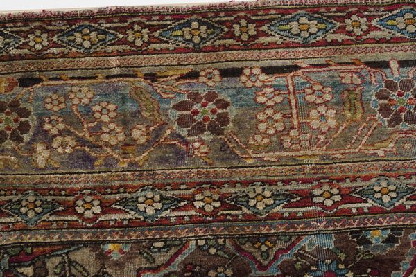 Tappeto Kashan in seta fine XIX inizio XX secolo  - Asta Tappeti antichi dalla collezione di Manlio e Raoul Cabib - Associazione Nazionale - Case d'Asta italiane