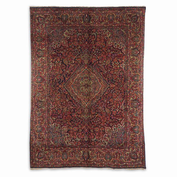 Tappeto Sarouk, Persia prima met XX secolo  - Asta Tappeti antichi dalla collezione di Manlio e Raoul Cabib - Associazione Nazionale - Case d'Asta italiane