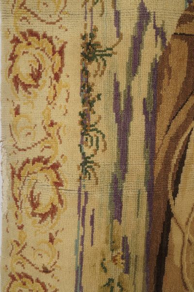 Particolare tappeto Europa inizio XX secolo  - Asta Tappeti antichi dalla collezione di Manlio e Raoul Cabib - Associazione Nazionale - Case d'Asta italiane