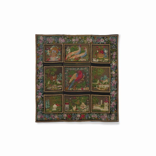 Piccolo punto Europa inizio XX secolo  - Asta Tappeti antichi dalla collezione di Manlio e Raoul Cabib - Associazione Nazionale - Case d'Asta italiane