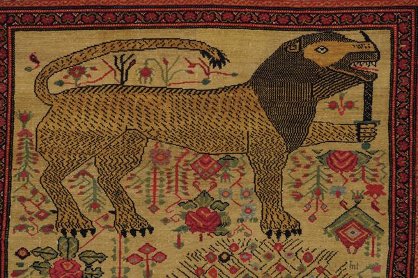 Raro tappeto Melayer, Persia fine XIX inizio XX secolo  - Asta Tappeti antichi dalla collezione di Manlio e Raoul Cabib - Associazione Nazionale - Case d'Asta italiane