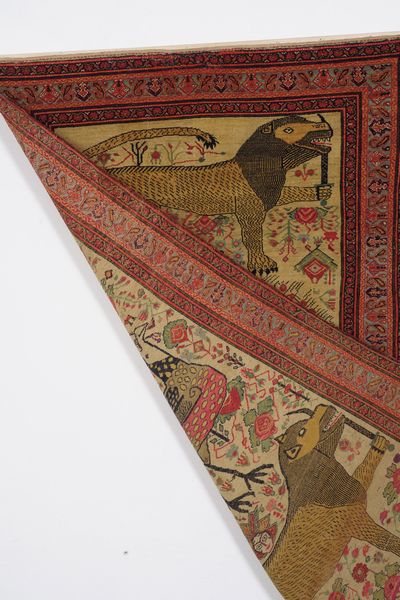 Raro tappeto Melayer, Persia fine XIX inizio XX secolo  - Asta Tappeti antichi dalla collezione di Manlio e Raoul Cabib - Associazione Nazionale - Case d'Asta italiane