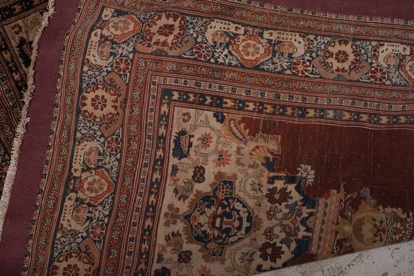 Preghiera Tabriz, Persia fine XIX secolo  - Asta Tappeti antichi dalla collezione di Manlio e Raoul Cabib - Associazione Nazionale - Case d'Asta italiane