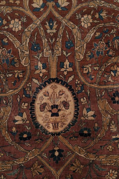 Preghiera Tabriz 1850 circa  - Asta Tappeti antichi dalla collezione di Manlio e Raoul Cabib - Associazione Nazionale - Case d'Asta italiane