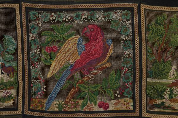 Piccolo punto Europa inizio XX secolo  - Asta Tappeti antichi dalla collezione di Manlio e Raoul Cabib - Associazione Nazionale - Case d'Asta italiane