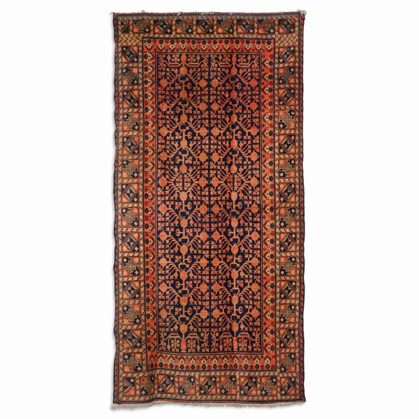 Tappeto Samarcanda, inizio XX secolo  - Asta Tappeti antichi dalla collezione di Manlio e Raoul Cabib - Associazione Nazionale - Case d'Asta italiane