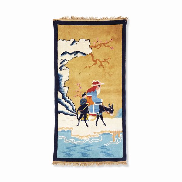 Tappeto Cina inizio XX secolo  - Asta Tappeti antichi dalla collezione di Manlio e Raoul Cabib - Associazione Nazionale - Case d'Asta italiane