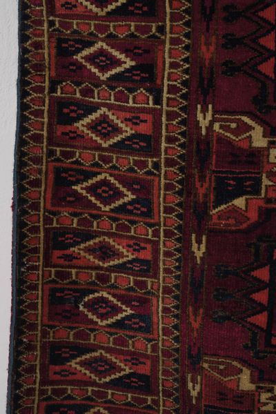 Tappeto Salor, Turkestan occidentale fine XIX secolo  - Asta Tappeti antichi dalla collezione di Manlio e Raoul Cabib - Associazione Nazionale - Case d'Asta italiane