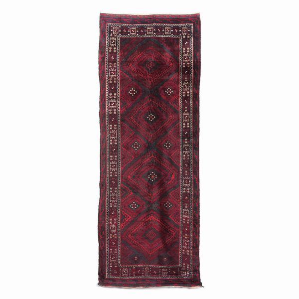 Passatoia Baluch, inizio XX secolo  - Asta Tappeti antichi dalla collezione di Manlio e Raoul Cabib - Associazione Nazionale - Case d'Asta italiane