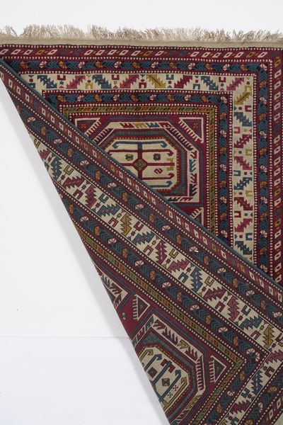 Tappeto Kars, seconda met XX secolo  - Asta Tappeti antichi dalla collezione di Manlio e Raoul Cabib - Associazione Nazionale - Case d'Asta italiane