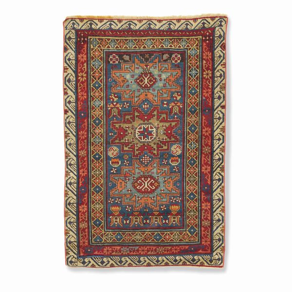 Tappeto Shirvan Lesghi, Caucaso fine XIX inizio XX secolo  - Asta Tappeti antichi dalla collezione di Manlio e Raoul Cabib - Associazione Nazionale - Case d'Asta italiane