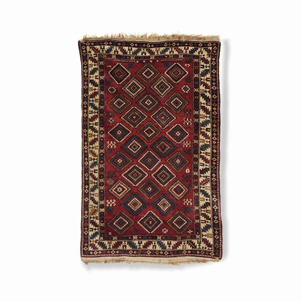 Tappeto Shirvan, Caucaso fine XIX secolo  - Asta Tappeti antichi dalla collezione di Manlio e Raoul Cabib - Associazione Nazionale - Case d'Asta italiane