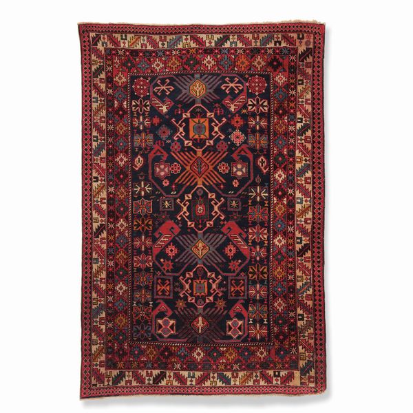 Tappeto Shirvan, Caucaso inizio XX secolo  - Asta Tappeti antichi dalla collezione di Manlio e Raoul Cabib - Associazione Nazionale - Case d'Asta italiane