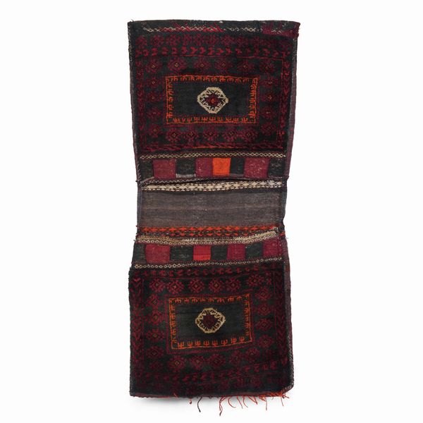 Sacca Baluch, inizio XX secolo  - Asta Tappeti antichi dalla collezione di Manlio e Raoul Cabib - Associazione Nazionale - Case d'Asta italiane