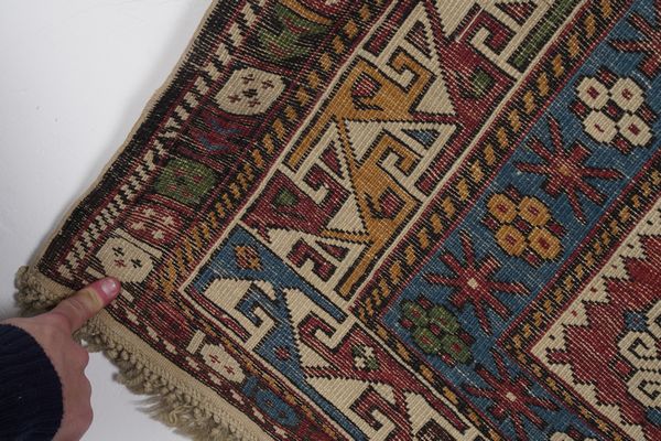 Tappeto Shirvan, Caucaso fine XIX secolo  - Asta Tappeti antichi dalla collezione di Manlio e Raoul Cabib - Associazione Nazionale - Case d'Asta italiane