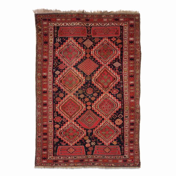 Tappeto Shirvan Caucaso inizio XX secolo  - Asta Tappeti antichi dalla collezione di Manlio e Raoul Cabib - Associazione Nazionale - Case d'Asta italiane