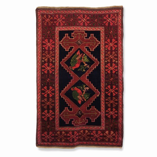 Tappeto sud Persia, inizio XX secolo  - Asta Tappeti antichi dalla collezione di Manlio e Raoul Cabib - Associazione Nazionale - Case d'Asta italiane