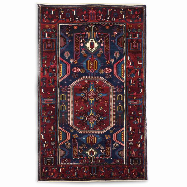 Tappeto Shirvan, Caucaso inizio XX secolo  - Asta Tappeti antichi dalla collezione di Manlio e Raoul Cabib - Associazione Nazionale - Case d'Asta italiane