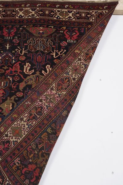 Tappeto Shirvan Baku Caucaso inizio XX secolo  - Asta Tappeti antichi dalla collezione di Manlio e Raoul Cabib - Associazione Nazionale - Case d'Asta italiane