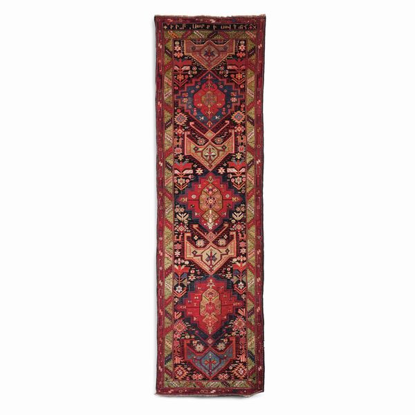 Passatoia Karabagh, Caucaso inizio XX secolo  - Asta Tappeti antichi dalla collezione di Manlio e Raoul Cabib - Associazione Nazionale - Case d'Asta italiane