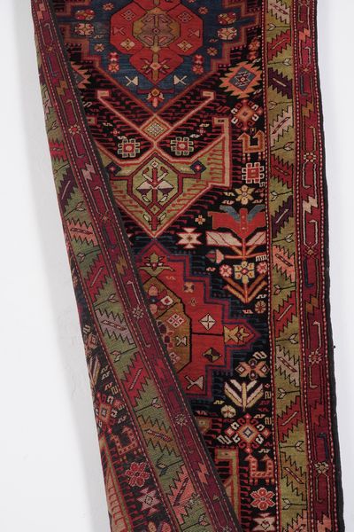 Passatoia Karabagh, Caucaso inizio XX secolo  - Asta Tappeti antichi dalla collezione di Manlio e Raoul Cabib - Associazione Nazionale - Case d'Asta italiane