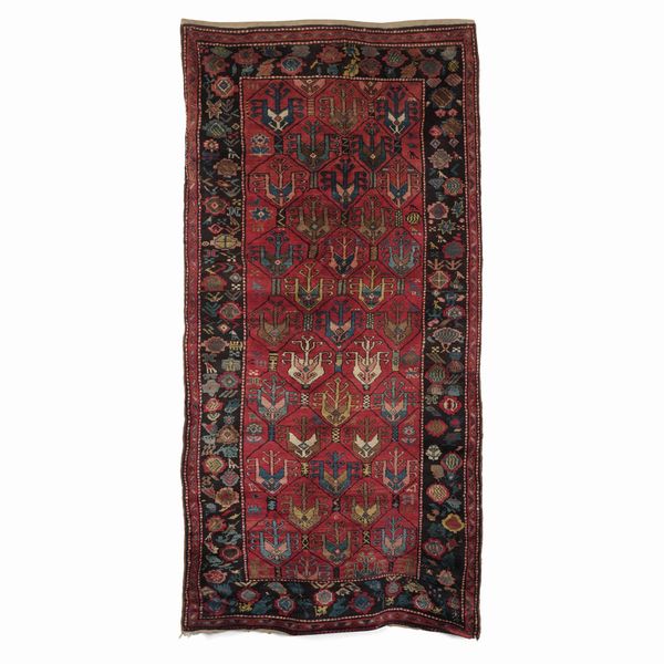 Passatoia Curda, fine XIX  inizio XX secolo  - Asta Tappeti antichi dalla collezione di Manlio e Raoul Cabib - Associazione Nazionale - Case d'Asta italiane