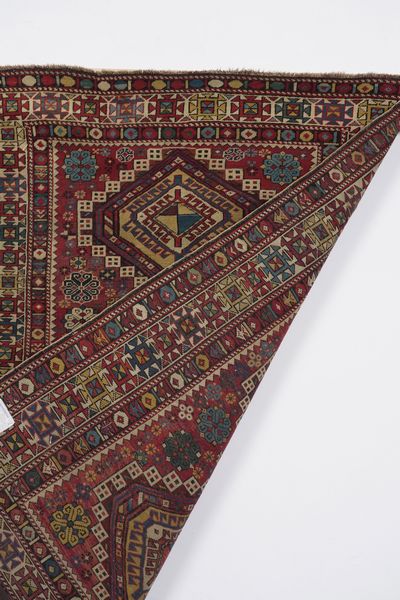 Tappeto Shirvan Kuba, Caucaso fine XIX secolo  - Asta Tappeti antichi dalla collezione di Manlio e Raoul Cabib - Associazione Nazionale - Case d'Asta italiane