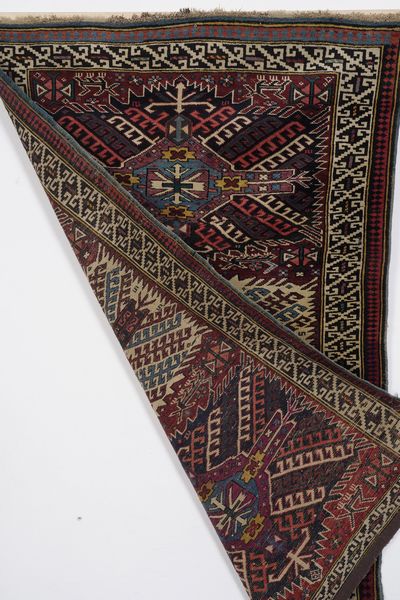 Tappeto Zeiwa, caucaso inizio XX secolo  - Asta Tappeti antichi dalla collezione di Manlio e Raoul Cabib - Associazione Nazionale - Case d'Asta italiane