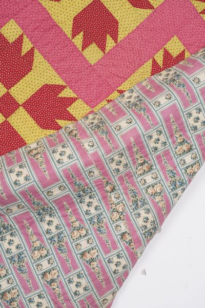 Patchwork, U.S.A. 1850  - Asta Tappeti antichi dalla collezione di Manlio e Raoul Cabib - Associazione Nazionale - Case d'Asta italiane