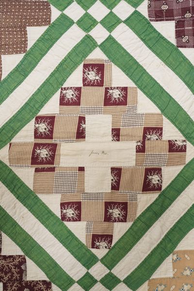 Patchwork, U.S.A. 1850  - Asta Tappeti antichi dalla collezione di Manlio e Raoul Cabib - Associazione Nazionale - Case d'Asta italiane