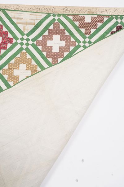 Patchwork, U.S.A. 1850  - Asta Tappeti antichi dalla collezione di Manlio e Raoul Cabib - Associazione Nazionale - Case d'Asta italiane