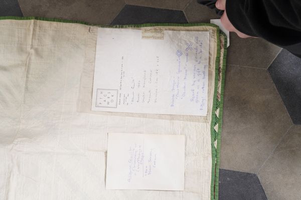 Patchwork, U.S.A. 1850  - Asta Tappeti antichi dalla collezione di Manlio e Raoul Cabib - Associazione Nazionale - Case d'Asta italiane