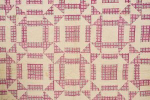 Patchwork, U.S.A. inizio XX secolo  - Asta Tappeti antichi dalla collezione di Manlio e Raoul Cabib - Associazione Nazionale - Case d'Asta italiane