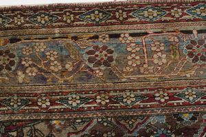 Tappeto Kashan in seta fine XIX inizio XX secolo  - Asta Tappeti antichi dalla collezione di Manlio e Raoul Cabib - Associazione Nazionale - Case d'Asta italiane