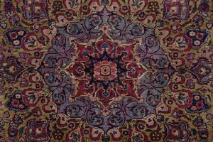 Tappeto Kashan in seta, Persia fine XIX inizio XX secolo  - Asta Tappeti antichi dalla collezione di Manlio e Raoul Cabib - Associazione Nazionale - Case d'Asta italiane