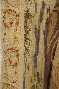 Particolare tappeto Europa inizio XX secolo  - Asta Tappeti antichi dalla collezione di Manlio e Raoul Cabib - Associazione Nazionale - Case d'Asta italiane