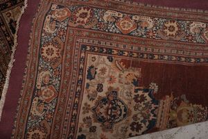 Preghiera Tabriz, Persia fine XIX secolo  - Asta Tappeti antichi dalla collezione di Manlio e Raoul Cabib - Associazione Nazionale - Case d'Asta italiane