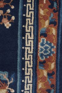 Tappeto Cina inizio XX secolo  - Asta Tappeti antichi dalla collezione di Manlio e Raoul Cabib - Associazione Nazionale - Case d'Asta italiane