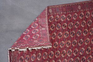 Tappeto Yomut, Turkestan occidentale fine XIX Inizio XX secolo  - Asta Tappeti antichi dalla collezione di Manlio e Raoul Cabib - Associazione Nazionale - Case d'Asta italiane