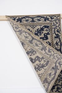 Tappeto Arraiolos, Portogallo inizio XX secolo  - Asta Tappeti antichi dalla collezione di Manlio e Raoul Cabib - Associazione Nazionale - Case d'Asta italiane