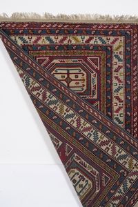 Tappeto Kars, seconda met XX secolo  - Asta Tappeti antichi dalla collezione di Manlio e Raoul Cabib - Associazione Nazionale - Case d'Asta italiane