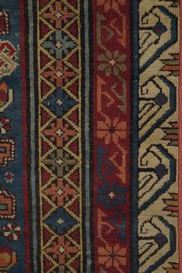 Tappeto Shirvan Lesghi, Caucaso fine XIX inizio XX secolo  - Asta Tappeti antichi dalla collezione di Manlio e Raoul Cabib - Associazione Nazionale - Case d'Asta italiane